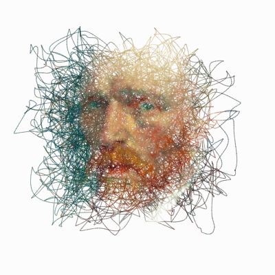 Recreating paintings with Generative Art, using p5.js - Dhruv Karan